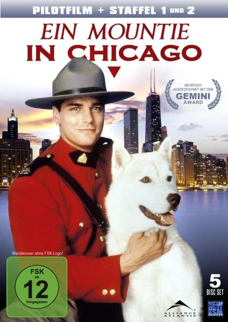 Ein Mountie in Chicago Staffel 1 &amp; 2 inkl. Pilotfilm, 5 DVDs