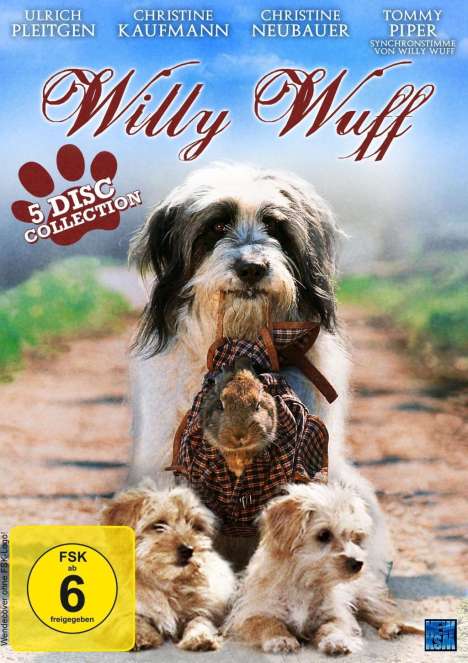Willy Wuff Collection (5 Filme Collection), 5 DVDs
