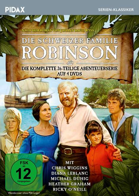 Die schweizer Familie Robinson (Komplette Serie), 4 DVDs