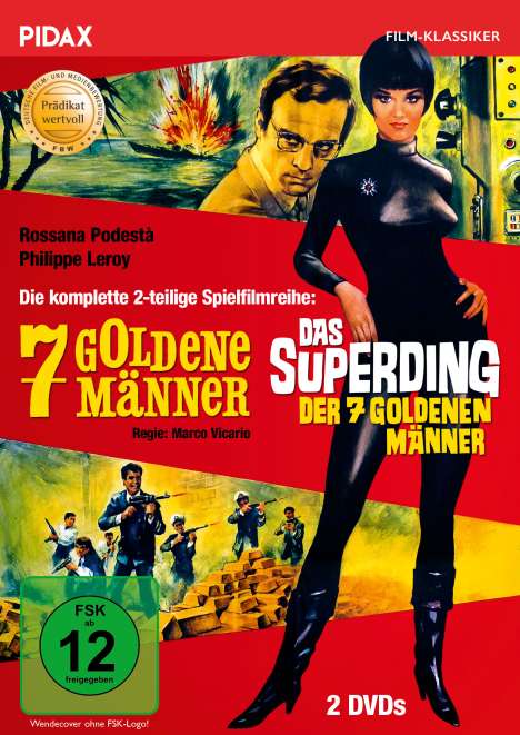 7 goldene Männer / Das Superding der 7 goldenen Männer, 2 DVDs