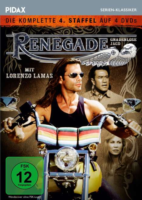 Renegade - Gnadenlose Jagd Staffel 4, 4 DVDs