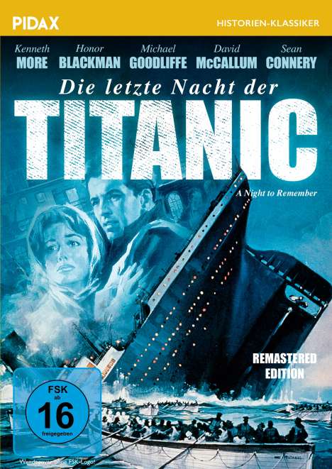 Die letzte Nacht der Titanic, DVD