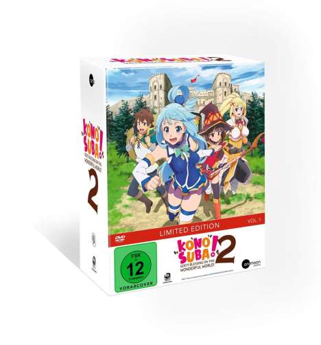 KonoSuba Staffel 2 Vol. 1 (Limited Mediabook Edition) (mit Sammelschuber), DVD