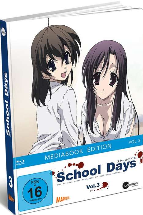 School Days Vol. 3 (Blu-ray im Mediabook), Blu-ray Disc