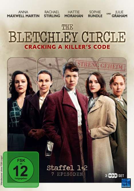 The Bletchley Circle Staffel 1 &amp; 2, 3 DVDs