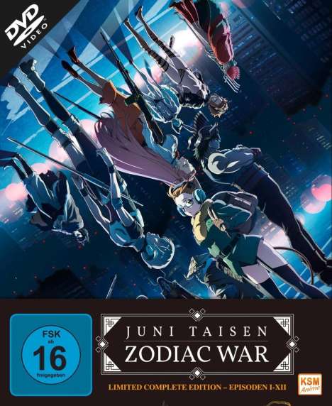 Juni Taisen - Zodiac War (Gesamtedition), 3 DVDs