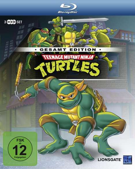Teenage Mutant Ninja Turtles (Gesamtedition) (Blu-ray), 3 Blu-ray Discs