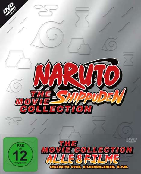 Naruto Shippuden - The Movie Collection, 8 DVDs