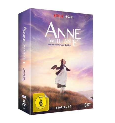 Anne with an E (Komplette Serie), 8 DVDs