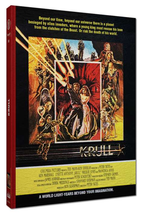 Krull (Blu-ray &amp; DVD im Mediabook), 1 Blu-ray Disc und 1 DVD