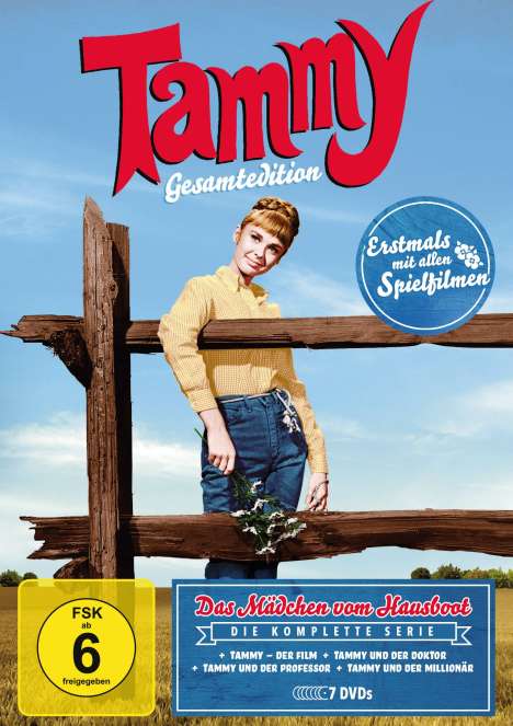 Tammy (Komplette Serie und alle Spielfilme auf 7 DVDs), 7 DVDs
