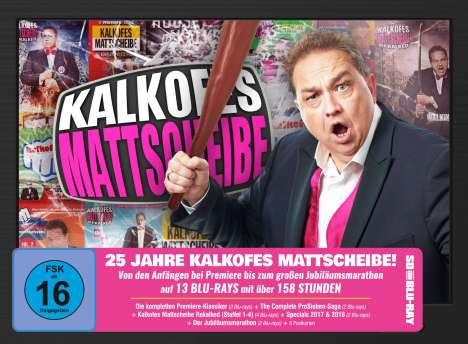25 Jahre Kalkofes Mattscheibe (SD on Blu-ray in Capbox), 13 Blu-ray Discs