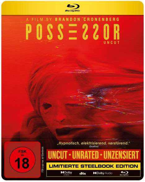 Possessor (Blu-ray im Steelbook), Blu-ray Disc
