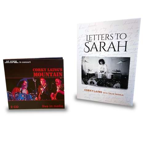Corky Laing's Mountain: Live In Melle 2016 + Buch "Letters To Sarah", 2 CDs und 1 Buch
