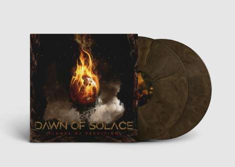 Dawn Of Solace: Flames Of Perdition (Limited Edition) (Black Marbled Vinyl), 2 LPs