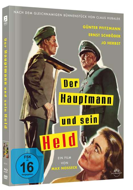 Der Hauptmann und sein Held (Blu-ray &amp; DVD im Mediabook), 1 Blu-ray Disc und 1 DVD