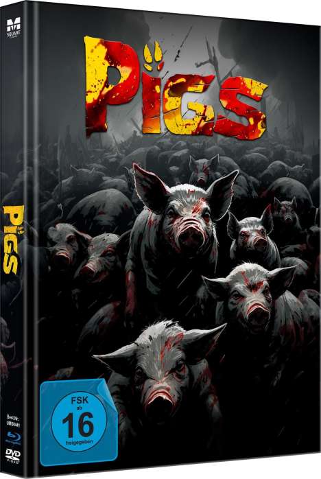PIGS (Blu-ray &amp; DVD im Mediabook), 1 Blu-ray Disc und 1 DVD
