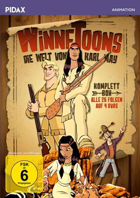 WinneToons - Die Welt von Karl May (Komplette Serie), 4 DVDs