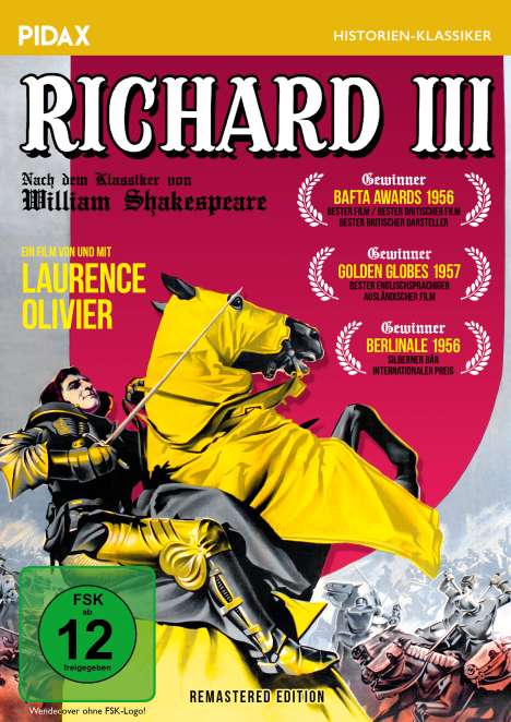 Richard III (1955), DVD