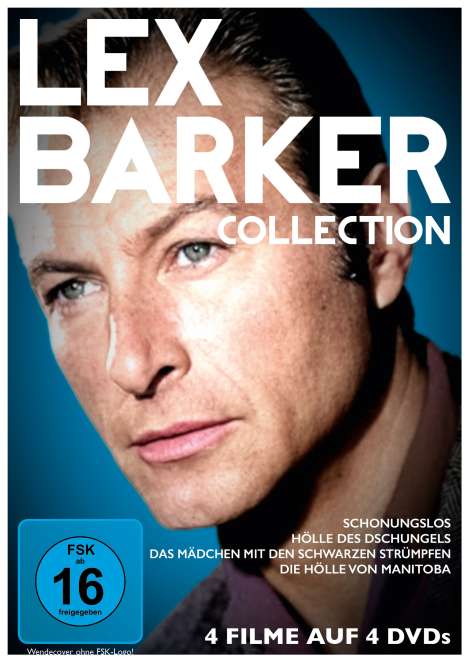 Lex Barker Collection (4 Filme), 4 DVDs
