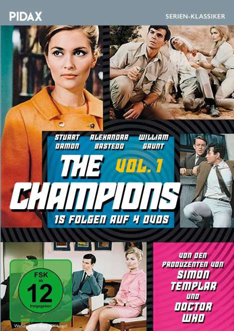 The Champions Vol. 1, 4 DVDs