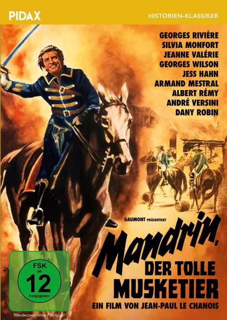 Mandrin, der tolle Musketier, DVD