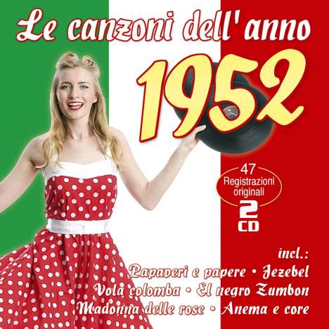 Le Canzoni Dell'Anno 1952, 2 CDs
