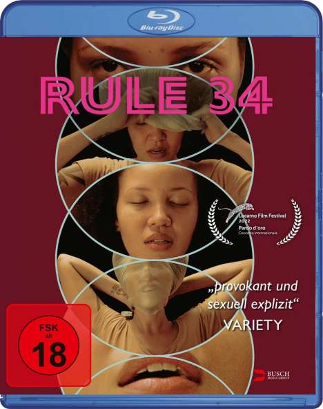 Rule 34 (Blu-ray), Blu-ray Disc