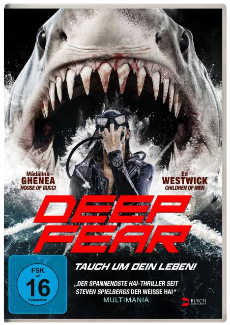 Deep Fear - Tauch um Dein Leben, DVD