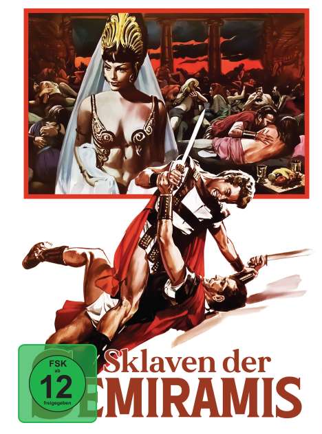 Die Sklaven der Semiramis (Blu-ray &amp; DVD im Mediabook), 1 Blu-ray Disc und 1 DVD