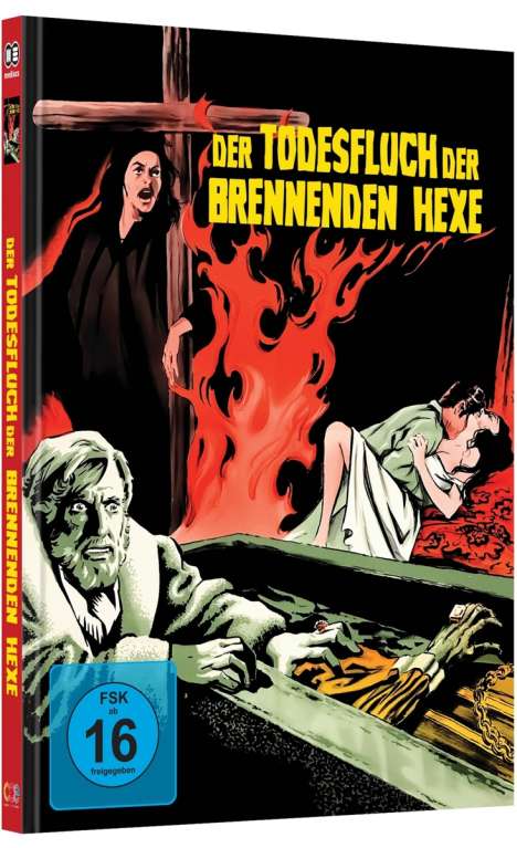 Todesfluch der Brennenden Hexe (Blu-ray &amp; DVD im Mediabook), 1 Blu-ray Disc und 1 DVD