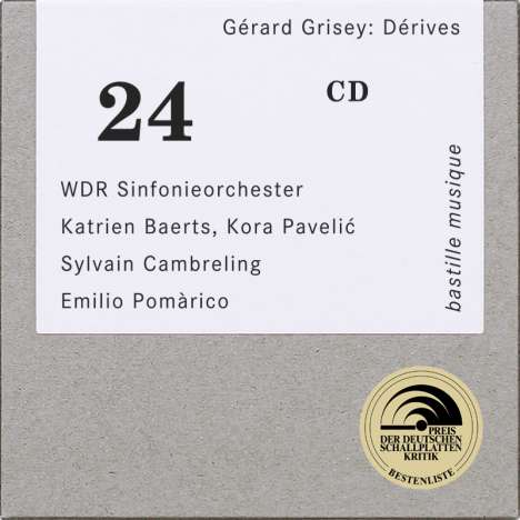 Gerard Grisey (1946-1998): Derives für großes Orchester &amp; kleines Ensemble, CD