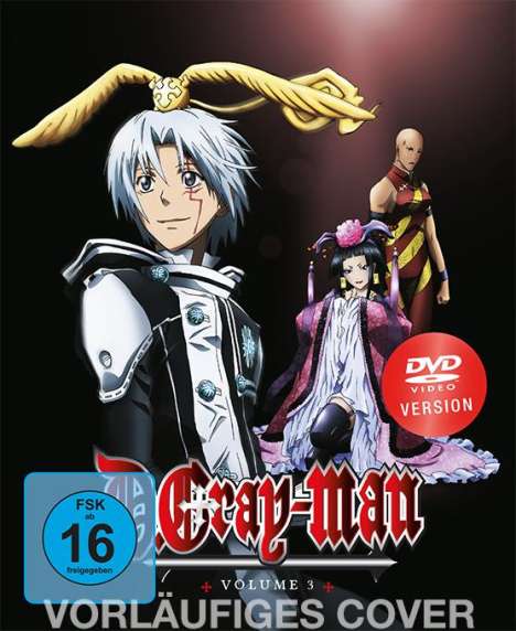 D.Gray-Man Vol. 3, 3 DVDs