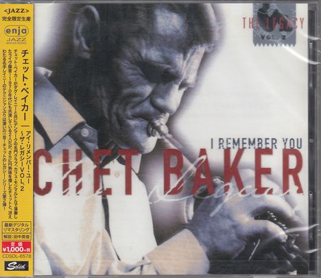 Chet Baker (1929-1988): I Remember You: The Legacy Vol.2, CD