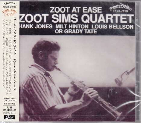 Zoot Sims (1925-1985): Zoot At Ease (Progressive Original Jazz Collection), CD