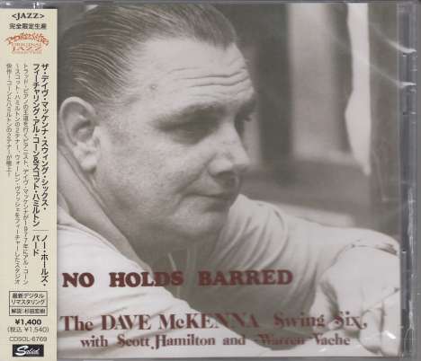 Dave McKenna, Scott Hamilton &amp; Warren Vache: No Holds Barred, CD