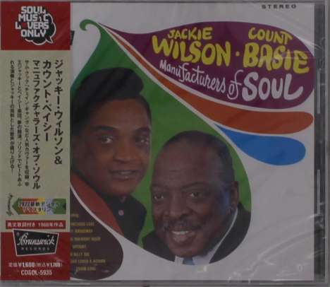 Jackie Wilson &amp; Count Basie: Manufacturers Of Soul, CD