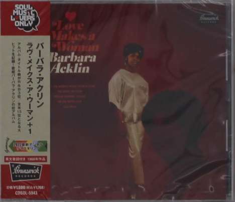Barbara Acklin: Love Makes A Woman, CD