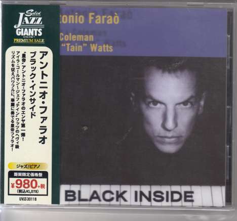 Antonio Faraò (geb. 1965): Black Inside, CD