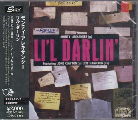 Monty Alexander (geb. 1944): Li'l Darlin', CD