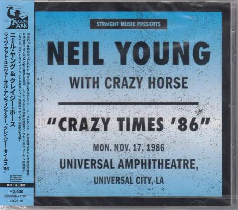 Neil Young: Live At Universal Amphitheater 1986, CD