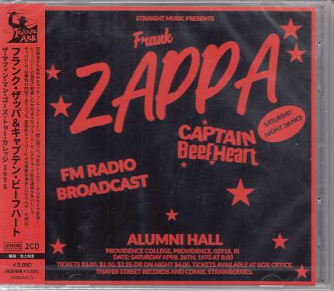 Frank Zappa &amp; Captain Beefheart: Muffin Man Goes To College 1975: FM Radio Broadcast, 2 CDs