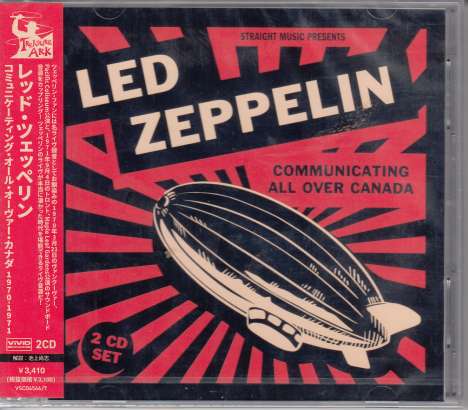 Led Zeppelin: Communicating All Over Canada 1970 - 1971, 2 CDs
