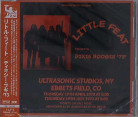 Little Feat: Dixie Boogie '73, 2 CDs
