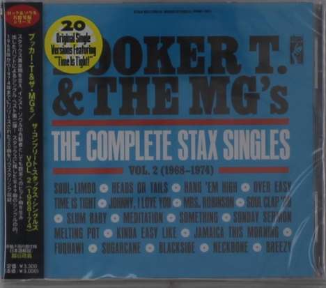 Booker T. &amp; The MGs: The Complete Stax Singles Vol. 2 (1968 - 1974), CD