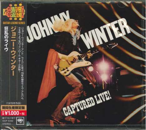 Johnny Winter: Captured Live!, CD