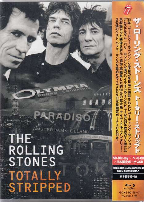 The Rolling Stones: Totally Stripped (SD Blu-ray + 2 CD), 1 Blu-ray Disc und 2 CDs