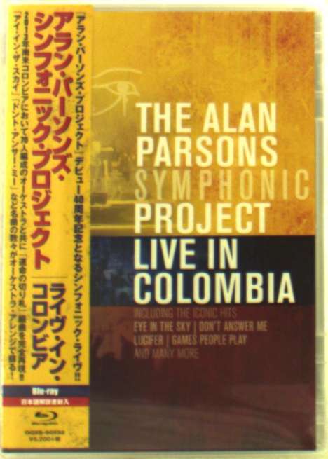The Alan Parsons Symphonic Project: Live In Colombia 2013, Blu-ray Disc