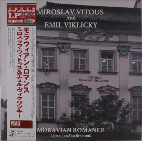 Miroslav Vitous &amp; Emil Viklicky: Moravian Romance: Live At Jazz Fest Brno 2018 (Reissue) (180g), LP