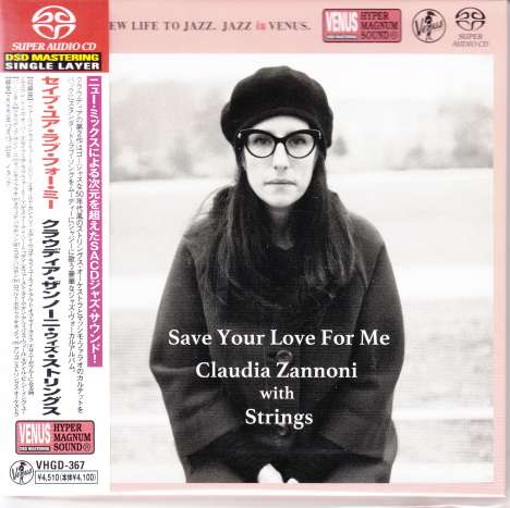 Claudia Zannoni: Save Your Love For Me (Digibook Hardcover), Super Audio CD Non-Hybrid